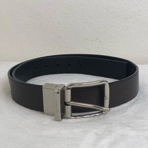 Coach Leather Belt Reversible Black/Brown Men’s Size Large